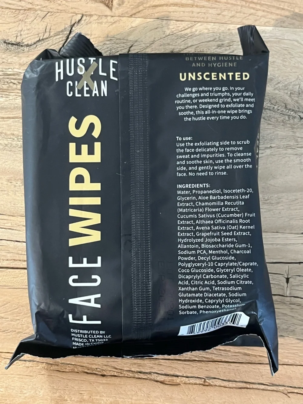 3x Shower Pill Hustle X Clean Face Wipes Unscented